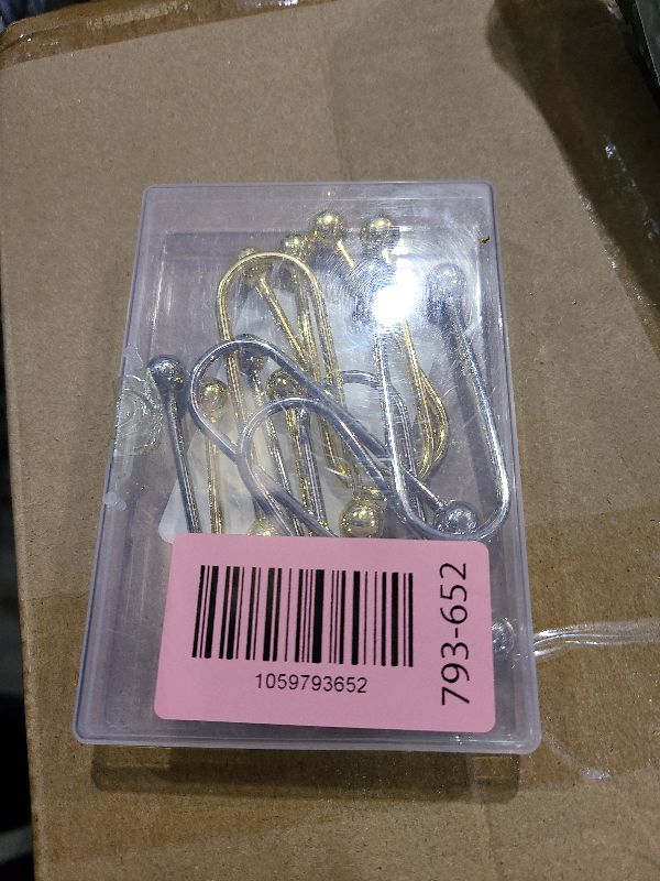 Photo 1 of 10 PCS Alloy Bikini Clips, Metal U Shape Ring Garment Clasps, Bra Hook Closure, Swimwear Front Clasp, Bikini Clasp Replacement Part Suit for Costume Accessory, Bras Swimwear (Gold, Sliver)