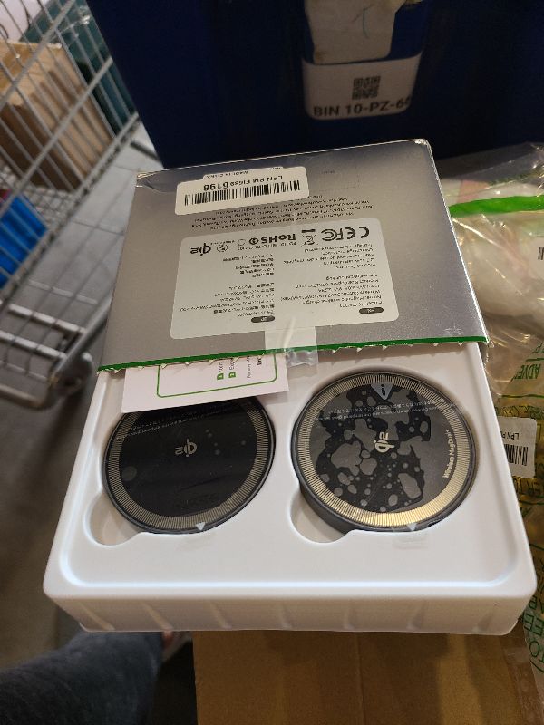 Photo 1 of [Apple MFi Certified] 15W For Magsafe Wireless Charger, Qi2 Magnetic Wireless Phone Charger Fast Charging Pad for iPhone 17 Air 16 15 14 13 12 Pro Max Airpods(20W Adapter Included), 2 Pack(Dark Black)