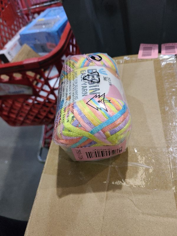 Photo 1 of 120g Candy Color Yarn for Crocheting and Knitting; Rainbow Yarn for Beginners with Easy-to-See Stitches;Worsted-Weight Medium #4;Yarn for Beginners Crochet Kit Making