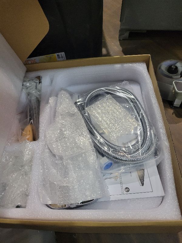 Photo 1 of 14 Inch Rain Shower Head with Handheld Spray Combo and Extention Arm, Rainfall Waterfall High Pressure Large Shower Heads, Dual Showerhead with 3-Way Diverter - Height/Angle Adjustable(Chrome)