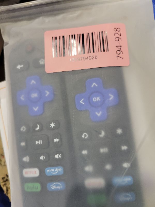 Photo 1 of (Pack of 2) Replacement Remote for Roku TV with Soft Protective Silicone Cover(Glow in The Dark), Universal Remote for TCL/Hisense/Onn/Sharp/Element/Philips Roku Smart TV
