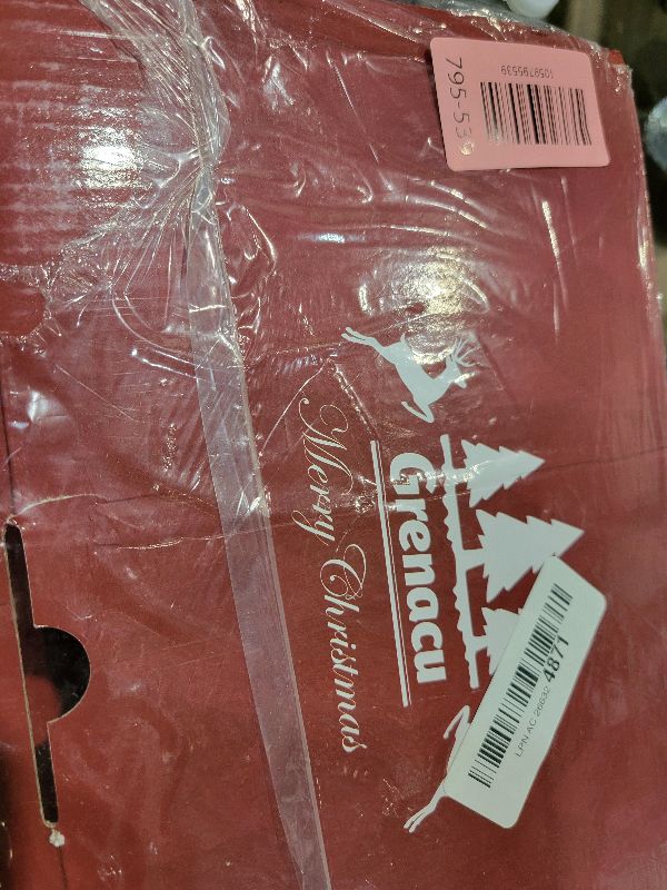 Photo 1 of 12FT Christmas Outdoor Inflatables - Giant Inflatable Hot Air Balloon Santa with Built-in Colorful Rotating LED Lights Christmas Blow Up Yard Decorations for Garden Lawn Party Xmas Decor