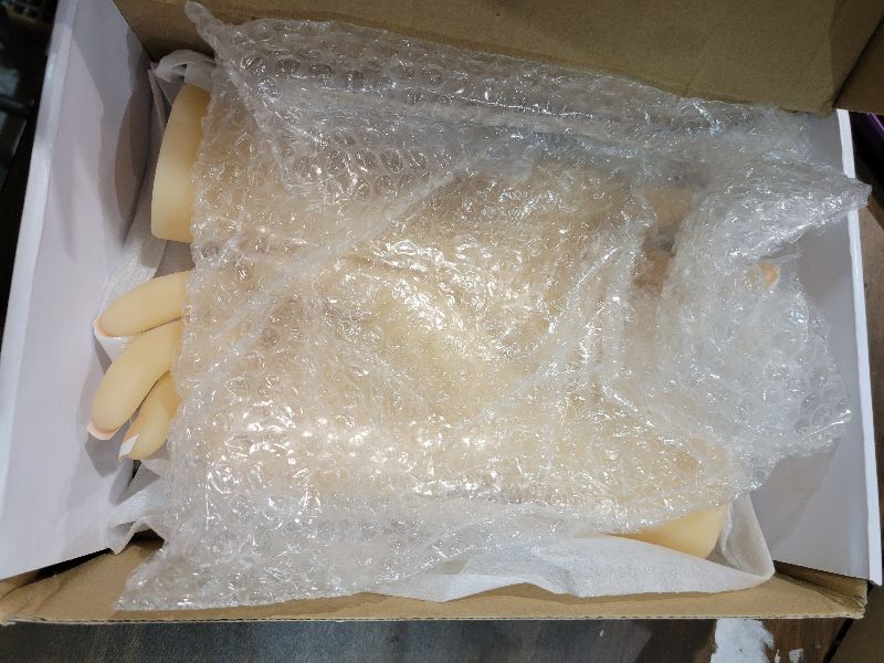 Photo 1 of 1 Pair Silicone Lifesize Female Mannequin Hand Display Jewerly Sandal Shoe Sock Display Art Sketch with Nail