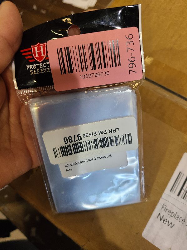 Photo 1 of 100 Counts Clear Penny Card Sleeves for Trading Cards, Plastic Soft Card Sleeves Card Protectors Fit for MTG Baseball Card, Sports Cards, Game Card Standard Cards