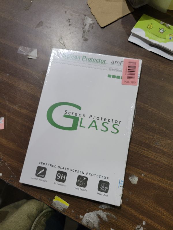 Photo 1 of amFilm 2-Pack Glass Screen Protector for iPad 11th A16 2025 [11 Inch] / 10th Generation 2022 [10.9 Inch], 9H Tempered Glass Screen Protector, Ultra Sensitive, Face ID & Apple Pencil Compatible