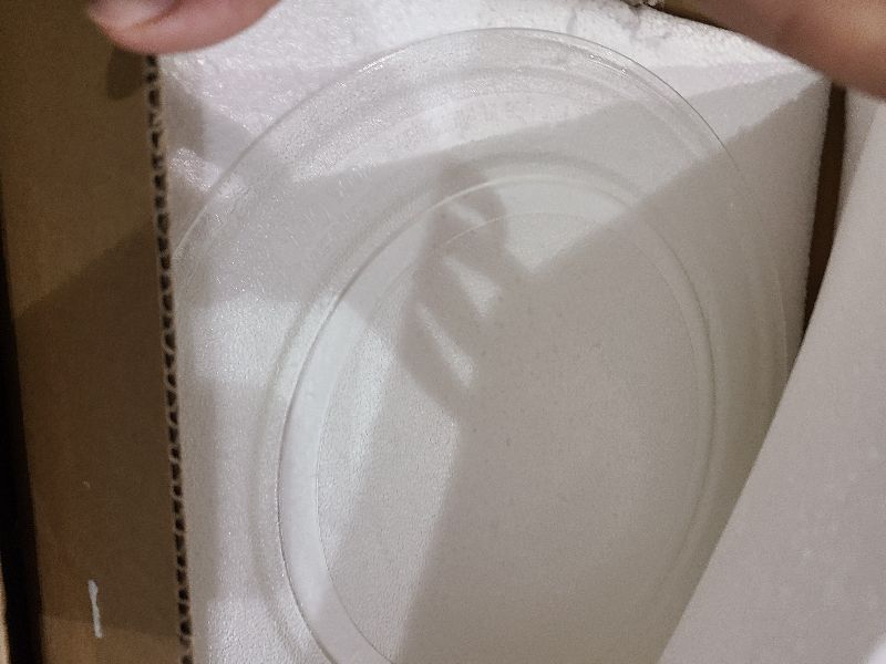 Photo 1 of 16" Microwave Glass Plate for GE Built-In Combination Microwave WB49X10166, Compatible With WB27X43590 Convection Wall Oven 16 inch Replacement Microwave Glass Plate - Dishwasher Safe