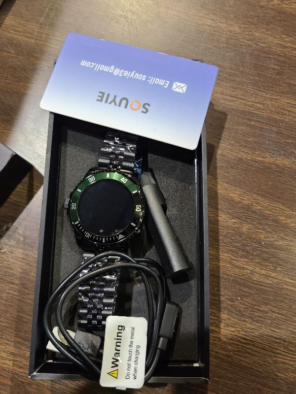 Photo 1 of 2025 DA GPT Smart Watch with Bluetooth Call,1.19-inch AMOLED Display, 24/7 Heart Rate, Blood Oxygen, Blood Pressure, Sleep Monitor, 107 Sports Fitness Tracker, Compatible Android and iOS Black Green