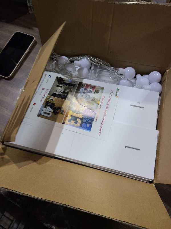 Photo 1 of 3FT Marquee Numbers, Warm White Light Up Number 6 with Display Board, Balloon Kit Decorations, DIY Pre-Cut Frames for Party, 6th,16th Birthday, Anniversary Decor, 60th,65th Milestones,2026 Graduation Deco, New Year Party Deco