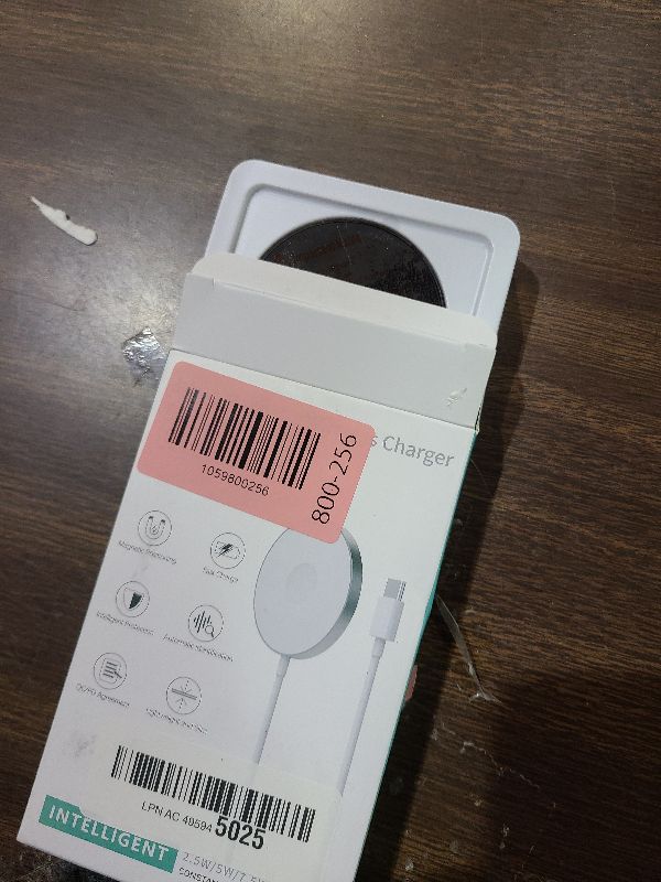 Photo 1 of 3-in-1 Magnetic Wireless Charging Pad with 15W Fast Charging for iPhone 12/13/14/15/16/17, Apple Watch & AirPods, Compatible with MagSafe