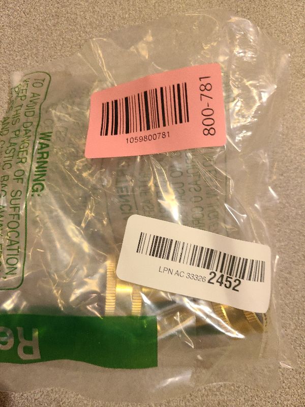 Photo 1 of 2 Pack Sweeper Nozzle for Garden Hose, 2" Hose jet nozzle with 3/4-Inch Hose Thread Inlet