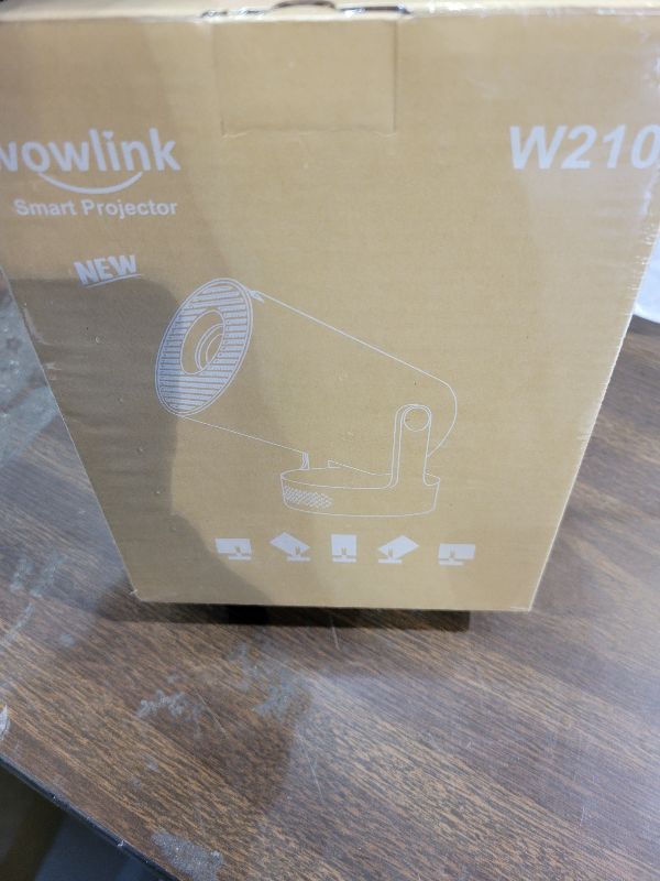 Photo 1 of [Built-in Apps & 2026 Upgraded] Mini Projector with WiFi 6 and Bluetooth 5.4 Support 4K 1080P Auto Keystone 180° Rotatable Projector Portable Compatibile with HDMI/TV Stick/Memory Stick/Laptop