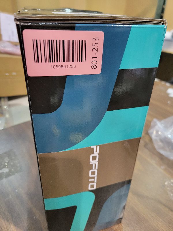 Photo 1 of 17.5” Portable DVD Player with 15.6” Large HD Screen, 6 Hours Rechargeable Battery, Dual Speakers, Region Free, Remote Control, Support Multi-Format Sync TV, USB/SD, Black