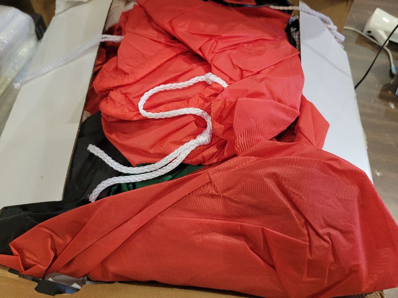 Photo 1 of 14 FT Christmas Inflatables Santa Claus Outdoor Decoration, Giant Santa Inflatable with Gift Bag, Blow Up Yard Decor with Built-in LED Lights for Xmas Lawn Garden Home Holiday Party