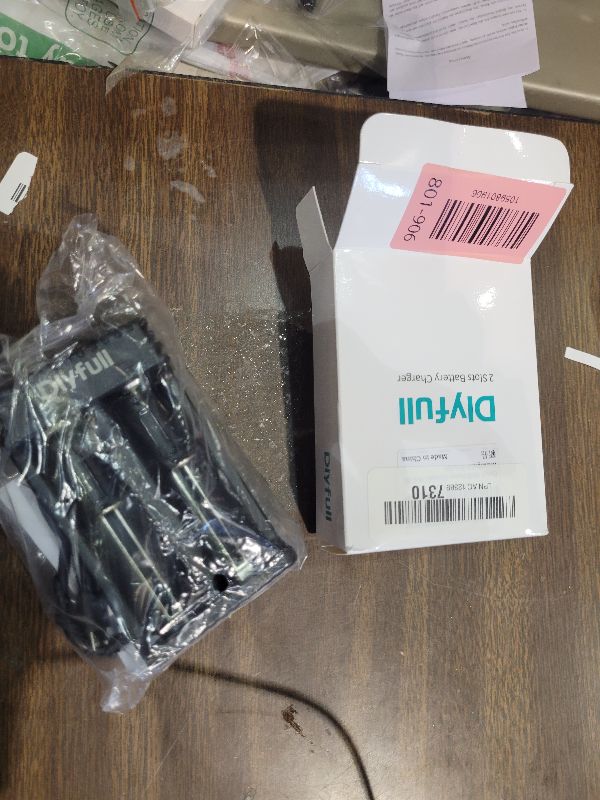 Photo 1 of 18650 Battery Charger, Dlypow 2 Bays Battery Charger with Auto-Charging Current for IMR/ICR Li-ion 22650 18650 18490 17500 RCR123 14500 and 1.2V Ni-MH Ni-CD AA AAA Rechargeable Batteries