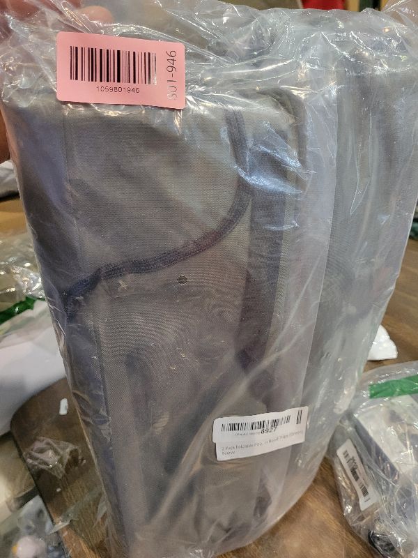 Photo 1 of 2 Pack Foldable Camping Chairs with Mesh Backrest,Ultra-Light Portable Beach Chairs with Carry Bag for Sunbathing Swimming Poolside Picnic Lawn Road Trips (Green)