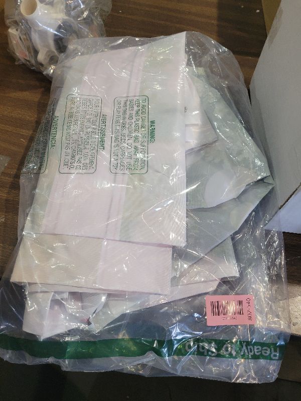 Photo 1 of 10x8ft Pink Christmas Backdrop for Photography Santa's Toy Shop Unicorn Themed in Snowy Scene Photo Backdrop Christmas Holiday Xmas Party Decorations Photo Background Booth Video Studio Props