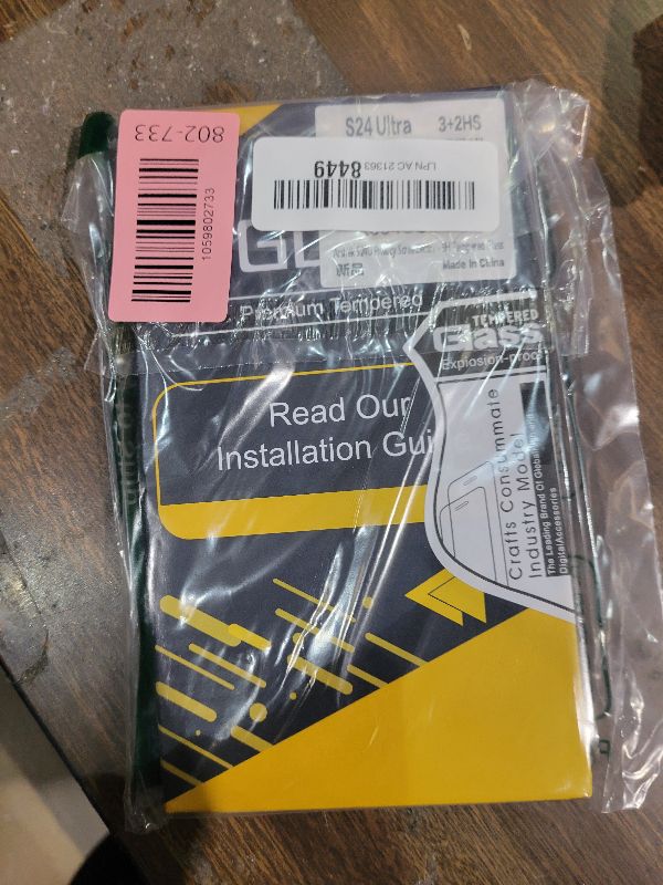 Photo 1 of [3+2 Pack] Galaxy S24 Ultra Privacy Screen Protector, 9H Tempered Glass, Ultrasonic Fingerprint Support, 3D Curved, HD Clear Anti-Spy Film for Samsung S24 Ultra 5G Glass Screen Protector