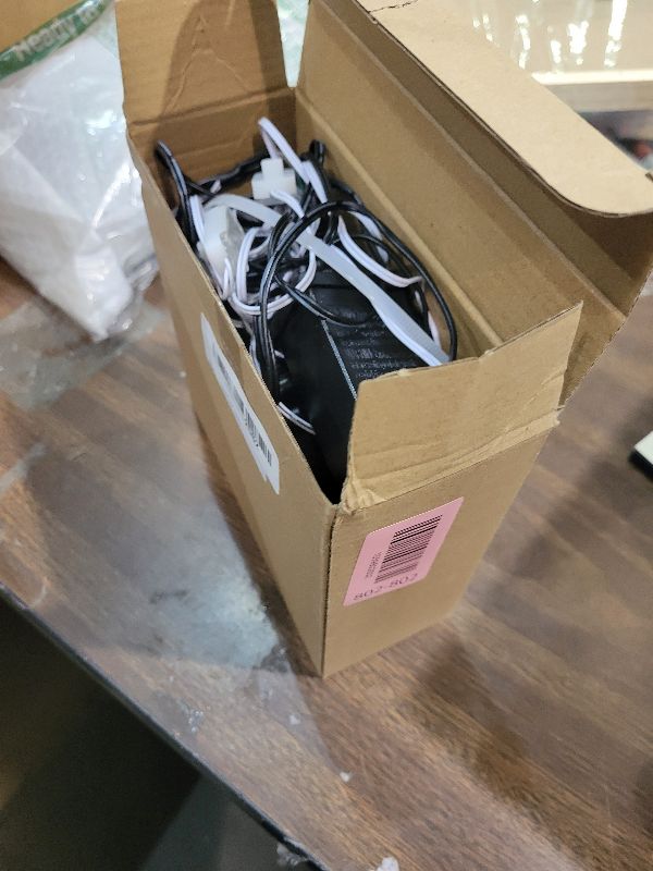 Photo 1 of 12V 1.2A Inflatable Replacement Motor for 5-9FT Halloween Christmas Inflatables Air Blower Fan with 5 LED Light 1.5A Adapter Outdoor Blow Up Fan Parts Inflatables (White Lights 5 LED, 12V 1.2A)