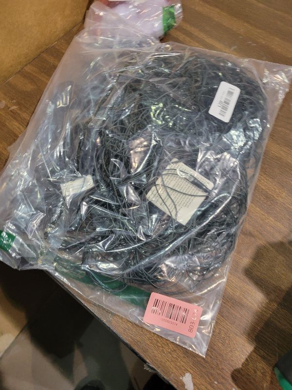 Photo 1 of 12ft x 5ft 360 LED Christmas Net Lights, 8 Modes Waterproof With Timer Low Voltage Connectable Mesh Lights for Trees, Bushes, Shurb, Garden, Outdoor Decoration(2 Pack, Green Wire, Warm White)