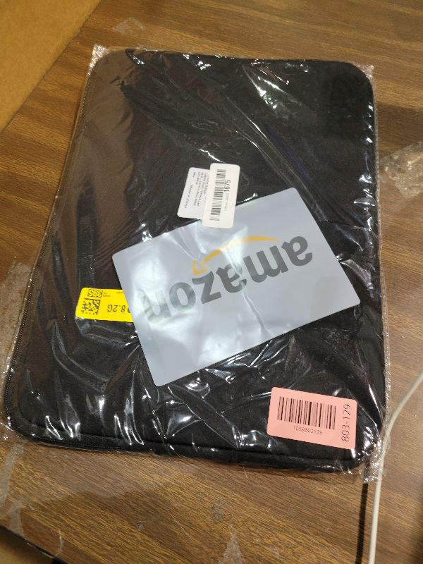 Photo 1 of 15.6 inch Laptop Sleeve, Durable Computer Carrying Bag Protective Case Briefcase Handbag with Front Pocket, Slim Cover for 15-16 Inch HP, Dell, Lenovo, Asus, Notebook, Black