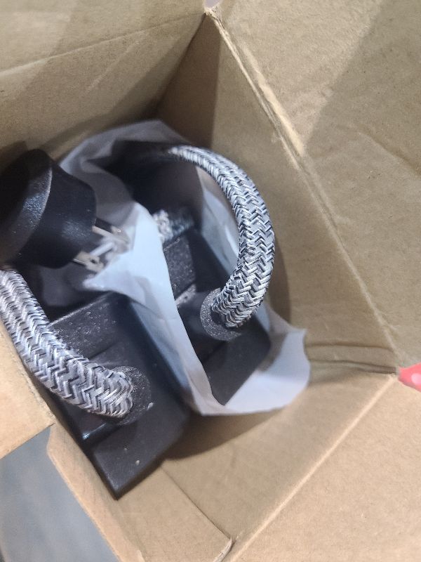 Photo 1 of 2 Pack Surge Protector Power Strip with 6 Outlets 4 USB Ports 5-Foot Long Heavy-Duty Braided Extension Cords Flat Plug 900 Joules 15A Circuit Breaker Wall Mount for Home Office ETL Listed