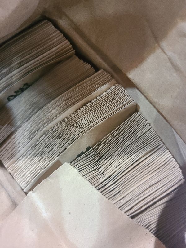 Photo 1 of 1lb Brown Bags- Pack of 500ct