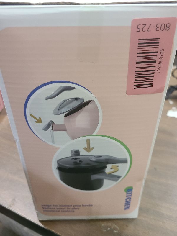 Photo 1 of 130Pcs Kitchen Playset, Toddler Pretend Cooking Play Pots, Pans, Utensils Cookware, Daily Food Fruit Veges, Shopping Storage Basket, Dessert, Prop Money, Learning Gift for Child (Blue)