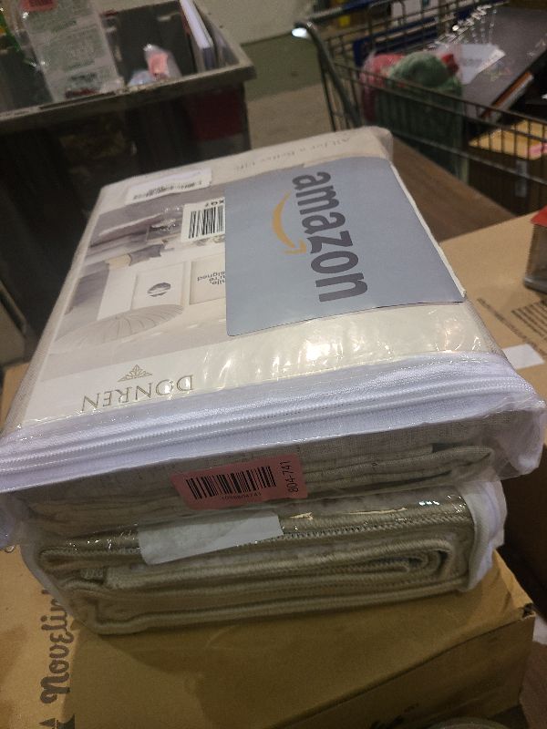 Photo 1 of 120 Inches Extra Long Linen Curtains for Living Room - 2 Panels Back Tab Burlap Farmhouse Light Filtering Boho Linen Curtains 10 FT Long Floor to Ceiling Large Window Patio Sliding Door,Beige Tan