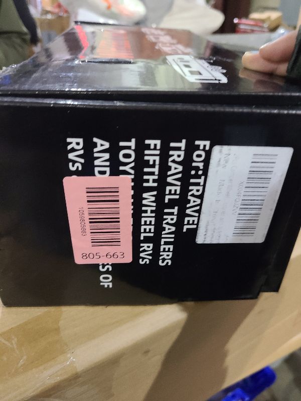 Photo 1 of 2Pcs Camper Wheel Chock Stabilizer for RV Travel Trailer, Heavy Duty RV Tire Scissor Locking X Shaped Chock Accessories with Wrench