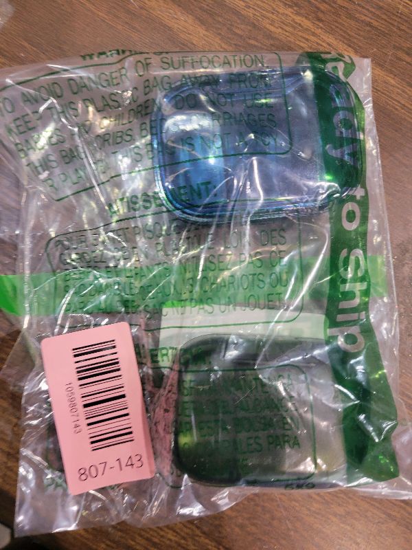 Photo 1 of 2 Pack 3 Compartment Small Pill Box, Moisture Proof Case, Travel Organizer for Pocket Purse, Daily Portable Medicine Vitamin Container, Fish Oil and Supplement Storage