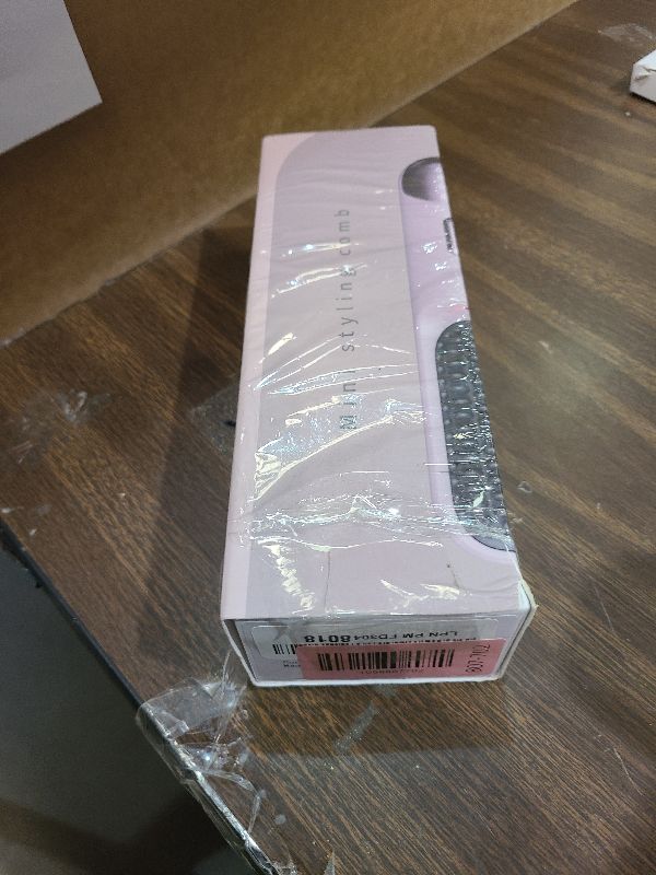 Photo 1 of 2025 Hair Straightener Brush Pale Pink
