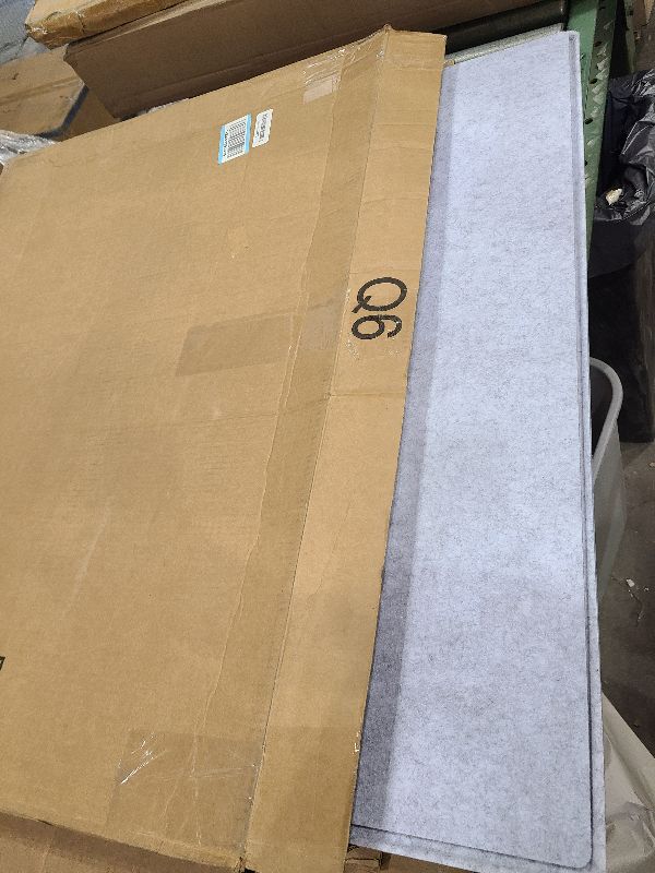 Photo 1 of 1000 Piece Jigsaw Puzzle Boards Portable, Puzzle Mat with Cover, Lightweight Puzzle Tray Storage System, Felt Table Top by Coobe (Gray)