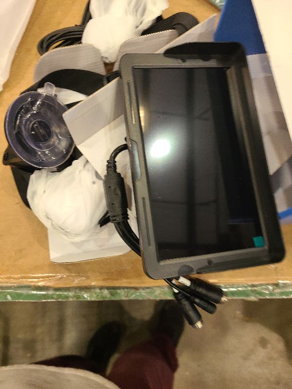 Photo 1 of 2-Kids Baby Car Camera Dual Monitor – 7 Inch Display with Two Rear Facing Car Seat Cameras, 1080P HD Night Vision IR-CUT, USB Powered Plug and Play Backseat Baby Monitor for Infant & Toddler Safety