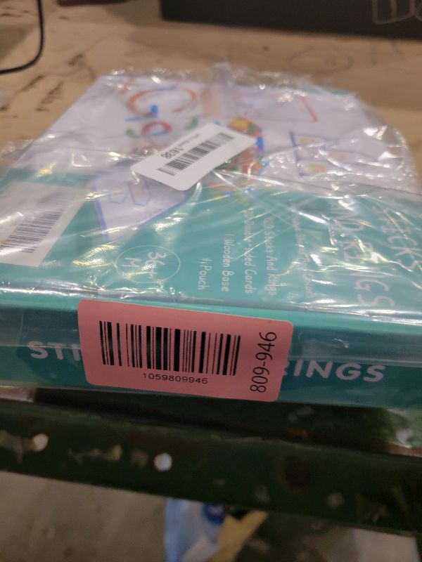 Photo 1 of 142pcs Wooden Pattern Blocks Montessori Smart Sticks Wooden Tangram Puzzle STEM Toy Activities Preschool Brain Teaser Montessori Toys Gift for 3 4 5 Years Old Kids Boys Girls