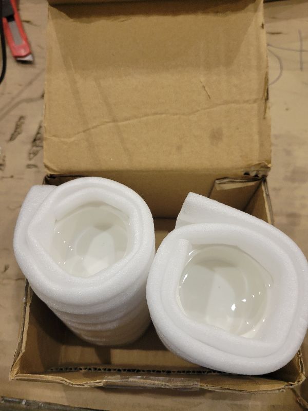 Photo 1 of 1 oz Mini Porcelain Ramekins Set of 6, Small Ceramics Souffle Dish, Exactly Designed for Dipping Sauce, Ketchup, Salsa and Jams, 30ml White