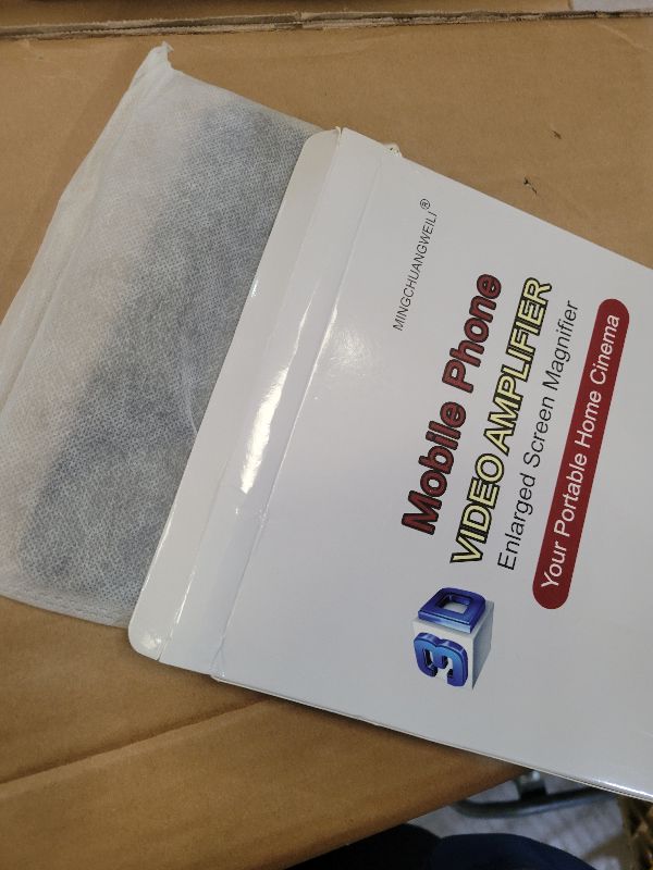 Photo 1 of 14 Inch Smartphone Screen Magnifier 3D HD Foldable Amplifier Phone Stand with Adjustable Angle Gift for Mom Dad Family Portable Universal Enlarger Movies Gaming Video