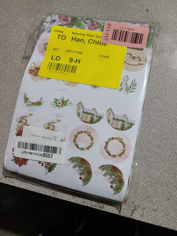 Photo 1 of 160pcs Christmas Stationery Paper and Envelope Set, 50 Sheets Christmas Holiday Letterhead Paper 50 Matching Envelopes 60 Stickers? Falling Holly Xmas Writing Paper for Winter & Holiday Events