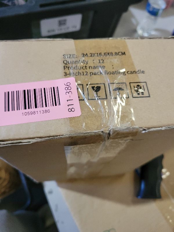 Photo 1 of 12 Pack 3 Inch Red Floating Candles for Valentine’s Day, 10 Hour Unscented Dripless Tealight Candles for Cylinder Vases, Centerpieces at Wedding Party Pool Holiday - Wavy Float Candle