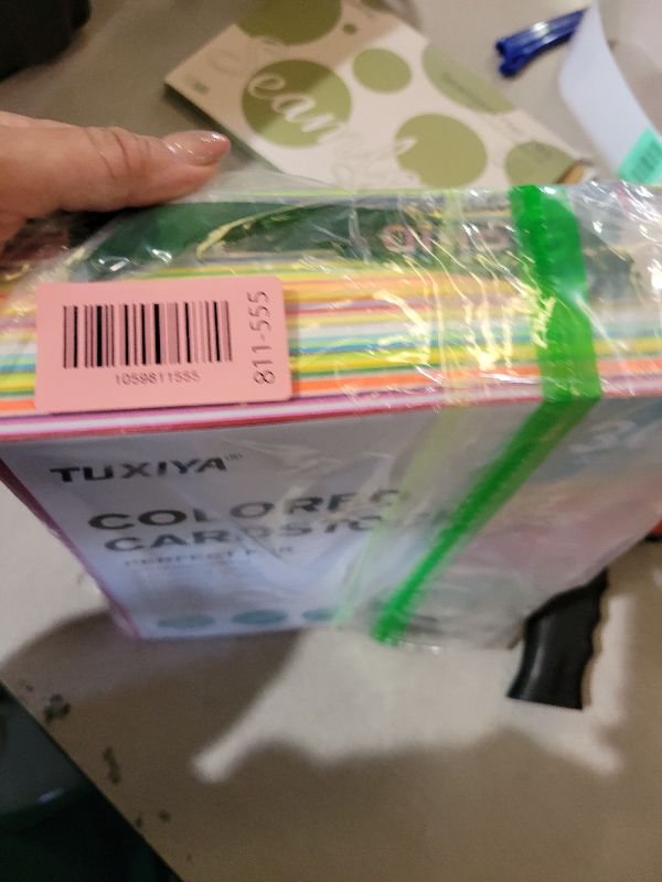 Photo 1 of 300 Sheets 8.5" X 11" Colored Cardstock, 50 Assorted Colors Construction Paper Card Stock Printer Paper for Printing, Card Making, DIY Crafts, School Supplies,Party Decorations (180GSM/65LB)