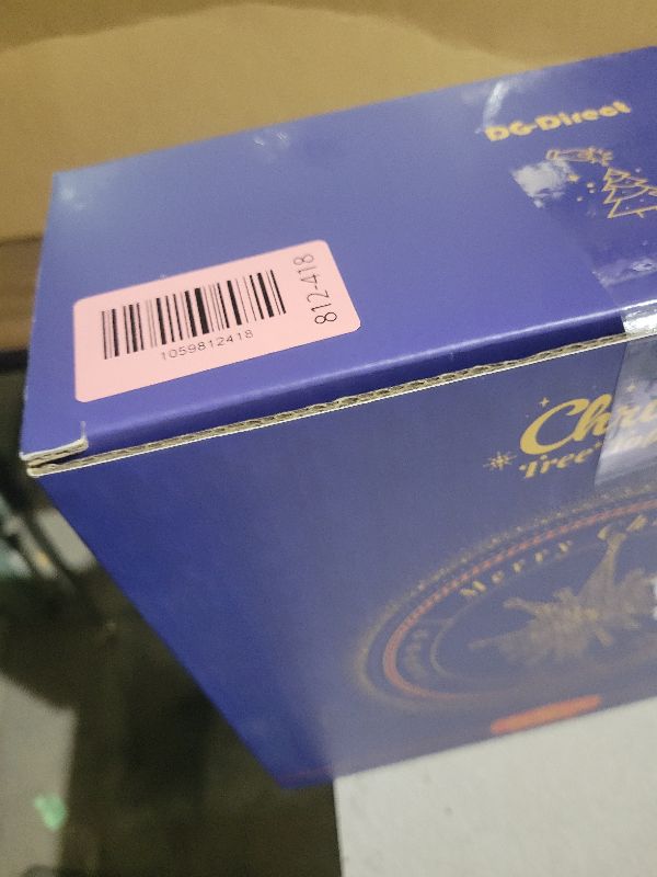 Photo 1 of 2025 Upgraded Christmas Tree Topper Projector Light with Rotating Bright LED & Wide Coverage, Universal Fit for Any Height Tree, Easy Install, Stable Base, Holiday & Party Decorations (Starlight Gold)