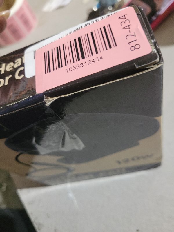 Photo 1 of 12V Portable Car Heater & Fan, All Season Defogger Defroster Fan 2 Modes in 1 with 360° Rotation, Cigarette Lighter Plug Design, Built - in Safety Fuse, Universal for Cars Trucks Vehicles, Color Black