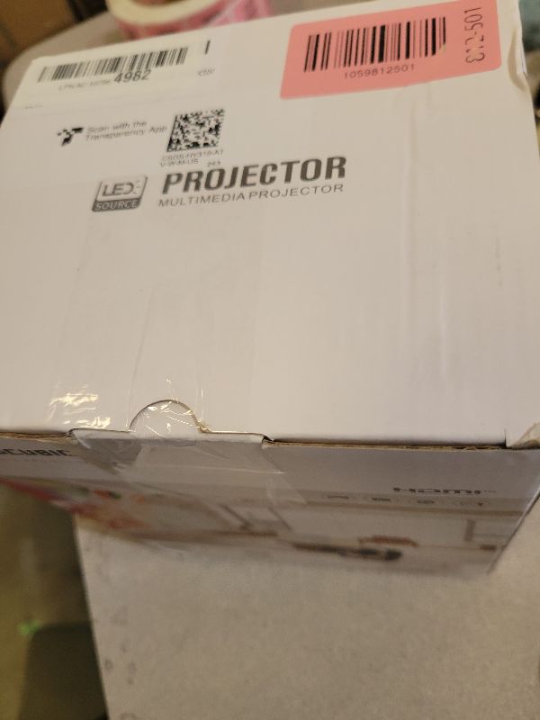 Photo 1 of ?Auto Focus&1080P?Magcubic Mini Smart Projector with 4K Support, Portable Projector with Wifi and Bluetooth, 5W Speaker, Built in Apps, Voice Control, Outdoor Movie Projector