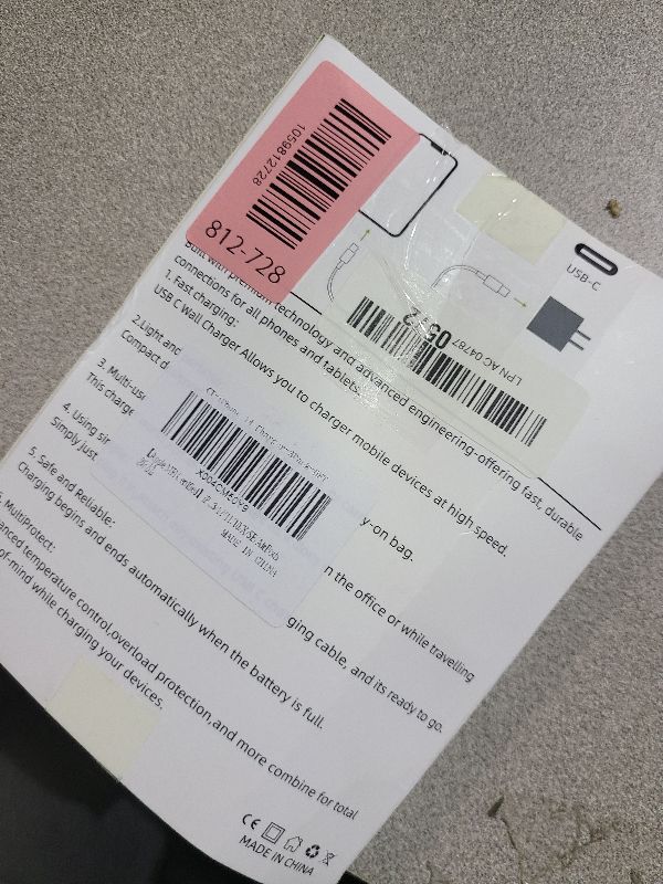 Photo 1 of ?Apple MFi Certified?iPhone Charger Fast Charging,3Pack Apple Charger Adapter Super Fast Charger iPhone 6FT USB C to Lightning Cable Cord for iPhone 14 Pro Max/14 Plus/13 MiNi/13/12/11/10/X/SE/AirPods