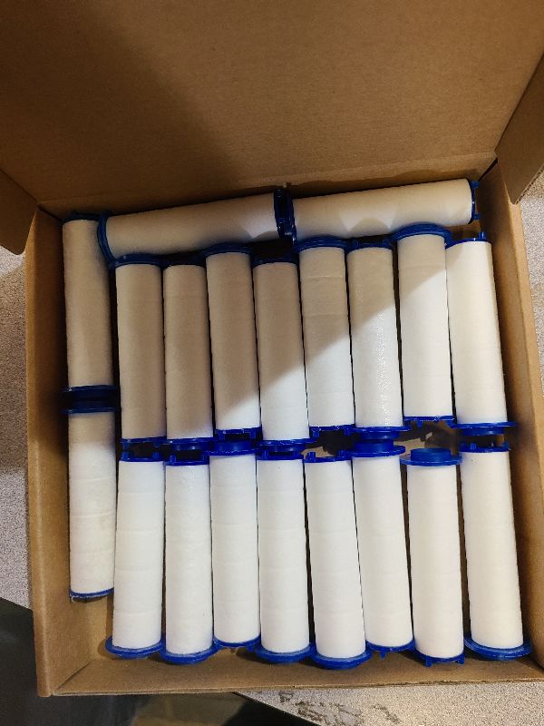 Photo 1 of 20 Pack Shower Head Filter PP Cotton Handheld, Replacement Filter Tool Suitable for Various Specifications of Shower Heads (2.95 inches)