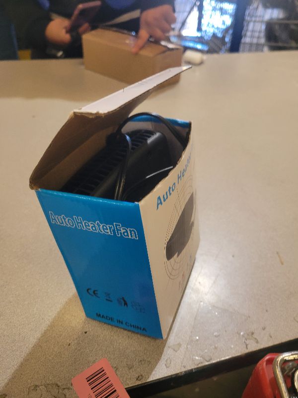 Photo 1 of 12V Car Heater, 200W 2 in 1 Portable Vehicle Heaters and Defrosters for Car Windshield, Electric Heater that Plugs Into Cigarette Lighter with Fast Heating and Cooling for All Cars