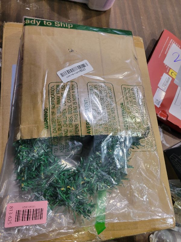 Photo 1 of 2 Pcs Christmas Wreath 10 Inch Green Artificial Wreaths DIY Faux Plain Wreaths Front Door Green Farmhouse Cabinets Wreath Indoor Outdoor Wall Decor(Classic)