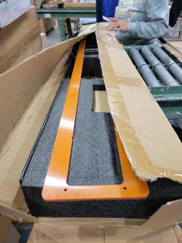 Photo 1 of 1 Pack Large Shelf Brackets Long Floating Shelf Bracket Invisible Floating Shelf Hardware Heavy Duty Floating Mantel Brackets(56"X6"X3")