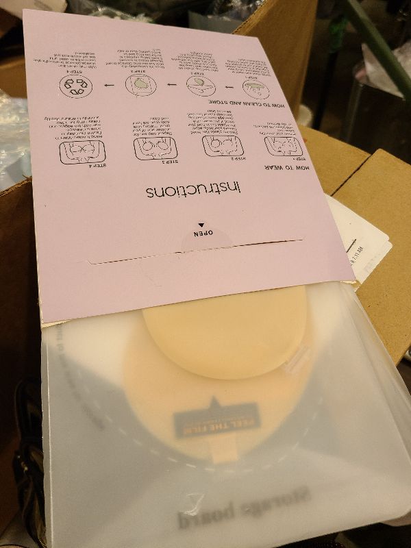 Photo 1 of 2025 2.0 Sticky Bra Invisible Strapless Adhesive Bra Push Up Reusable Silicone for Women Backless(B) Beige