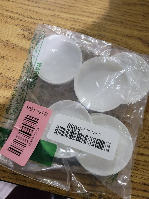Photo 1 of (6-Pack) Calvana 53mm Reusable Water Jug Caps, Lids for 3 and 5 Gallon Water Jug, Water Bottle Cover Screw Top, Compatible with American Maid Plastic Water Bottles and Jugs Ranging, PP Material, White