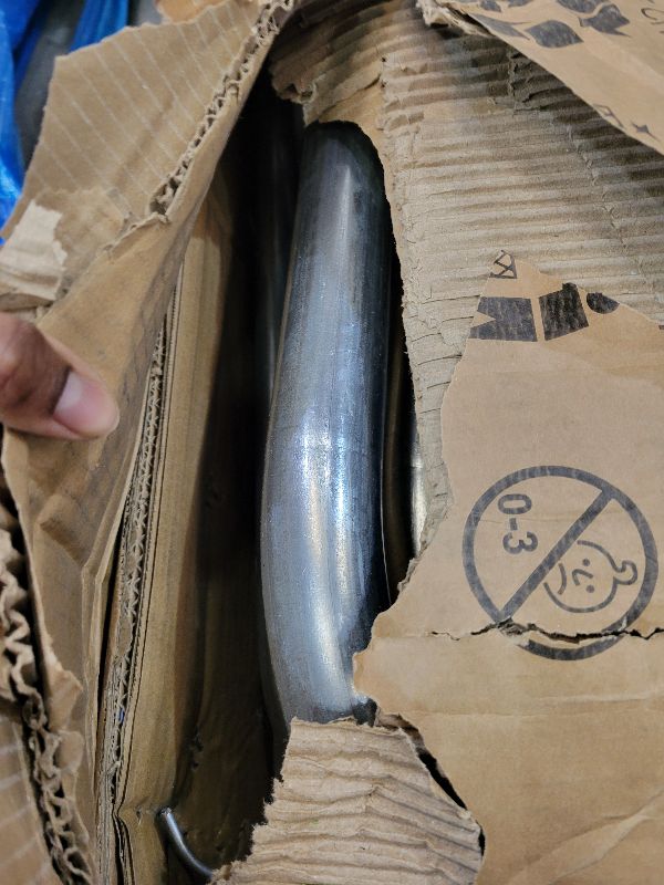 Photo 1 of 12FT Trampoline Outdoor with Enclosure & Ladder, Recreational Trampolines, Heavy-Duty Trampolines for Kids and Adults, Spring Pad Cover, ASTM Approved, Blue